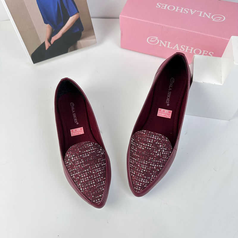 Onlashoes - Flat Shoes YN04 Sepatu Flat Wanita