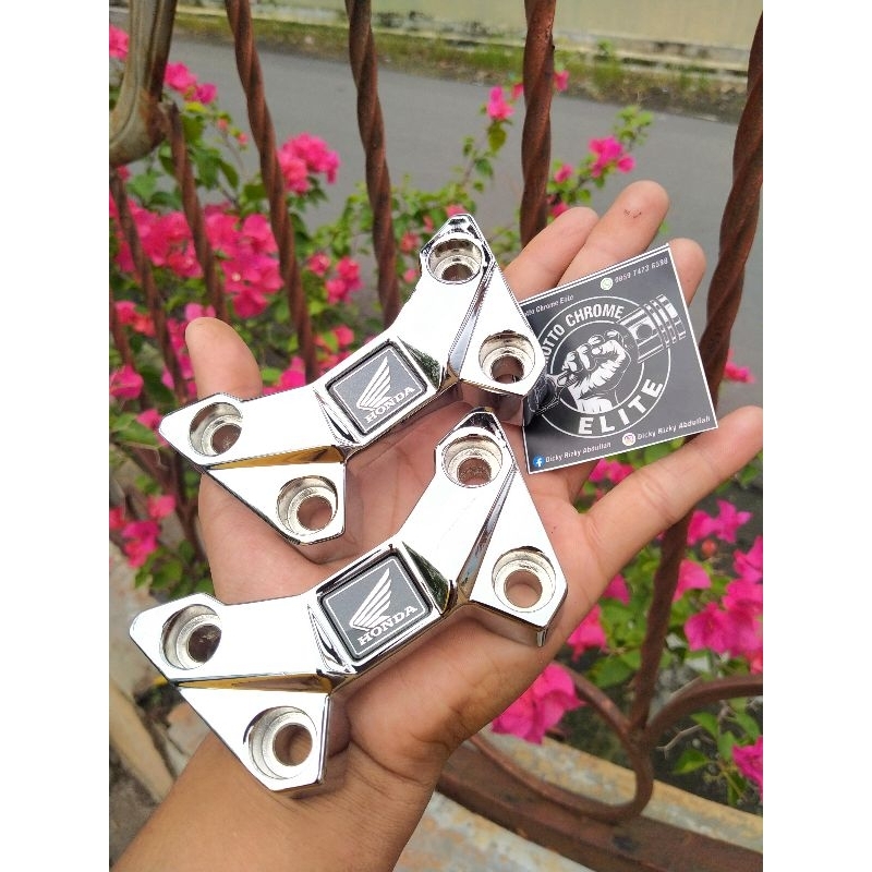 RAISER CB150R LED RAISER CB 150 R LED KLEM STIR CB150R LED ORISINIL CHROME