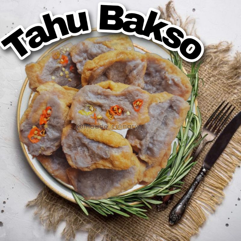 

Tahu Bakso Frozen Full Daging Free Tepung Bumbu Untuk Menggoreng/ Tahu Baso Isi 10biji