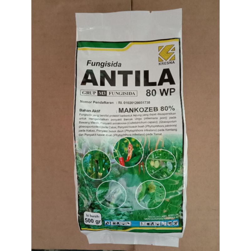 ANTILA 80WP(Mankozeb 80 wp)Kemasan 500GR