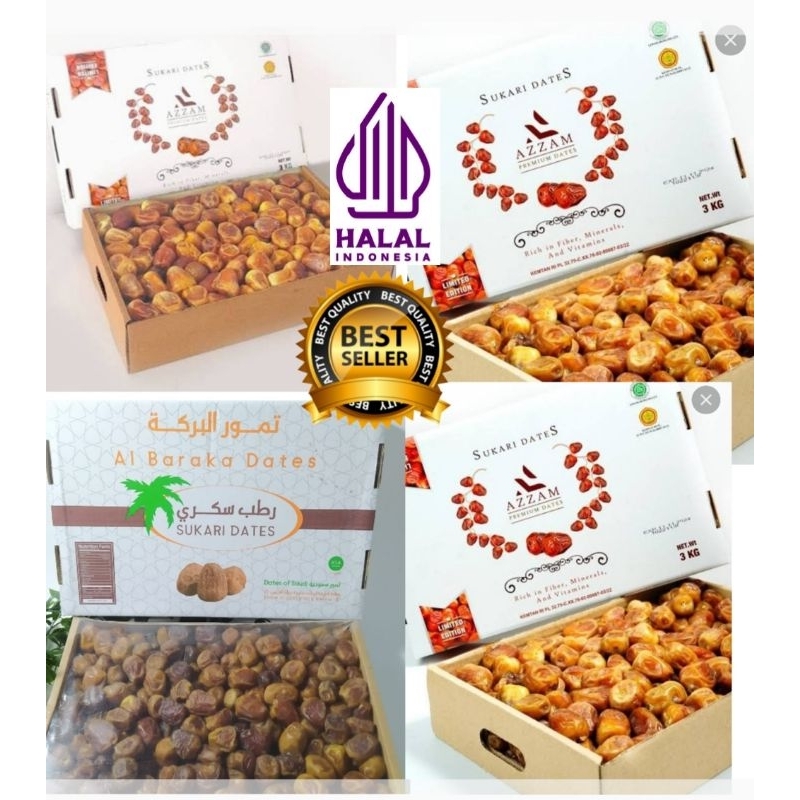 

kurma Sukari premium castle farm 3kg/sukari alqosim 3kg