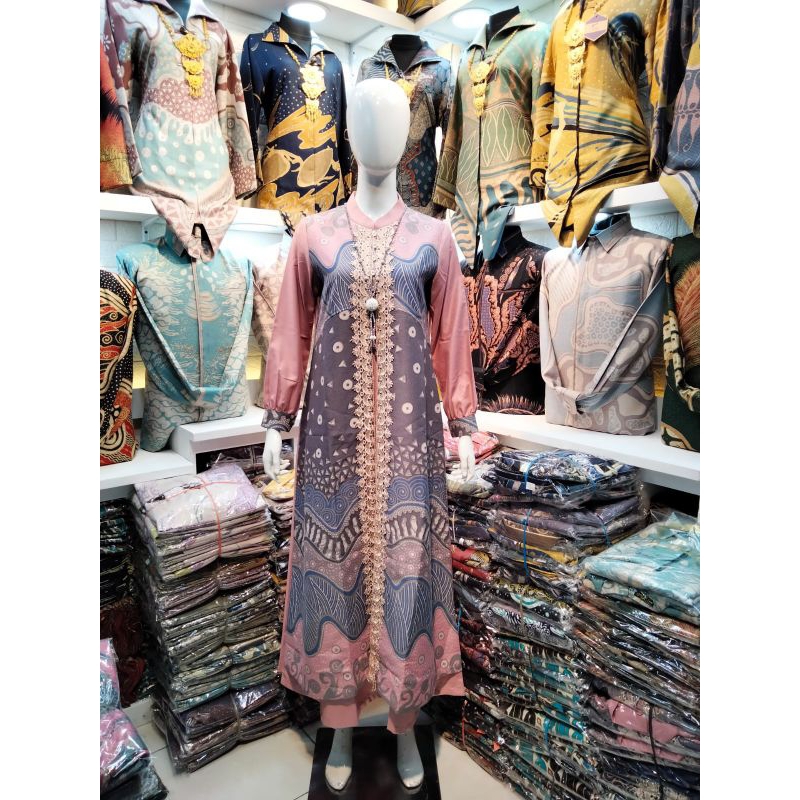 GAMIS BATIK DOBY LAPIS KATUN TOYOBO FURING TRIKOT PREMIUM THAMRIN CITY @batik_berkah_store