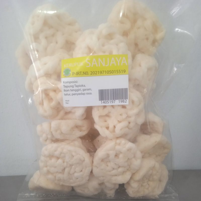

Kerupuk Ikan Sanjaya 200gram Khas Bangka