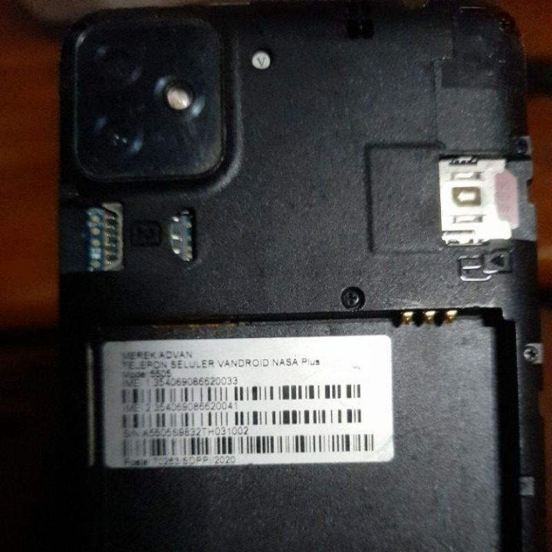 advan nasa plus model 5505 ram2/32 mesin segel minus lcd