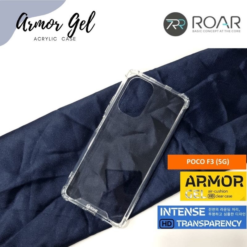 Case Poco M4 Pro 4G / Poco F4 5G / Redmi Note 11 Pro 5G 4G / Note 11 / Note 10s / 10 4G / Note 10 5G Xiaomi Casing Roar Armor Gel Airbag Acrylic Anticrack Bumper