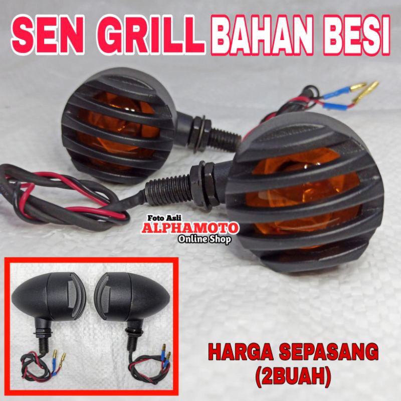 Lampu Sen Palu Acipi grill model classic jeep style lampu sen tralis