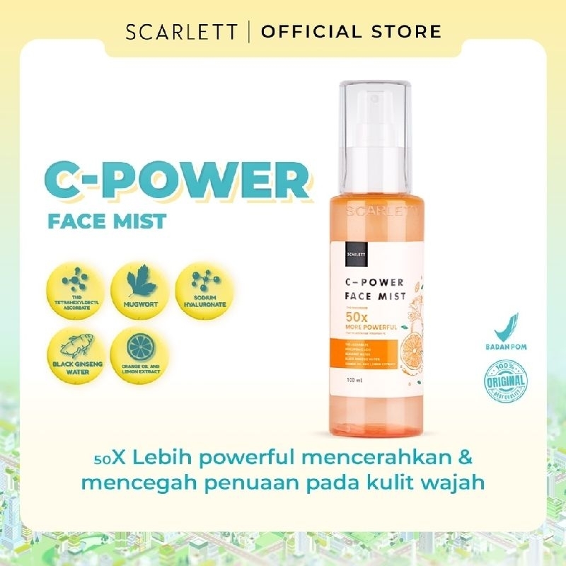 SCARLETT C-POWER FACE MIST