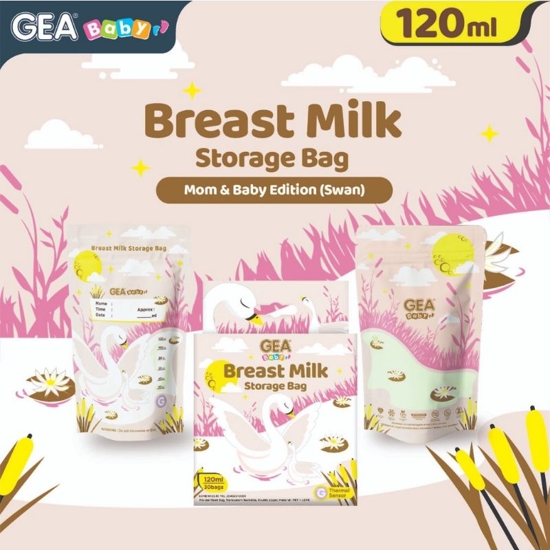 Gea kantong asi 120ml isi 30pcs /breast milk