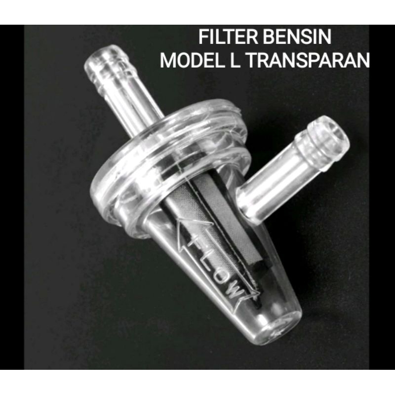 SARINGAN FILTER BENSIN MODEL L TRANSPARAN FILTER SELANG BENSIN MAGNET KRAN SELANG BENSIN KUNINGAN FI