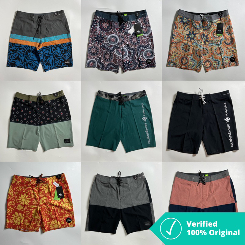 BOARDSHORT QUIKSILVER SIZE 38 ORIGINAL ( CELANA SURFING QUIKSILVER ORIGINAL TERMURAH )