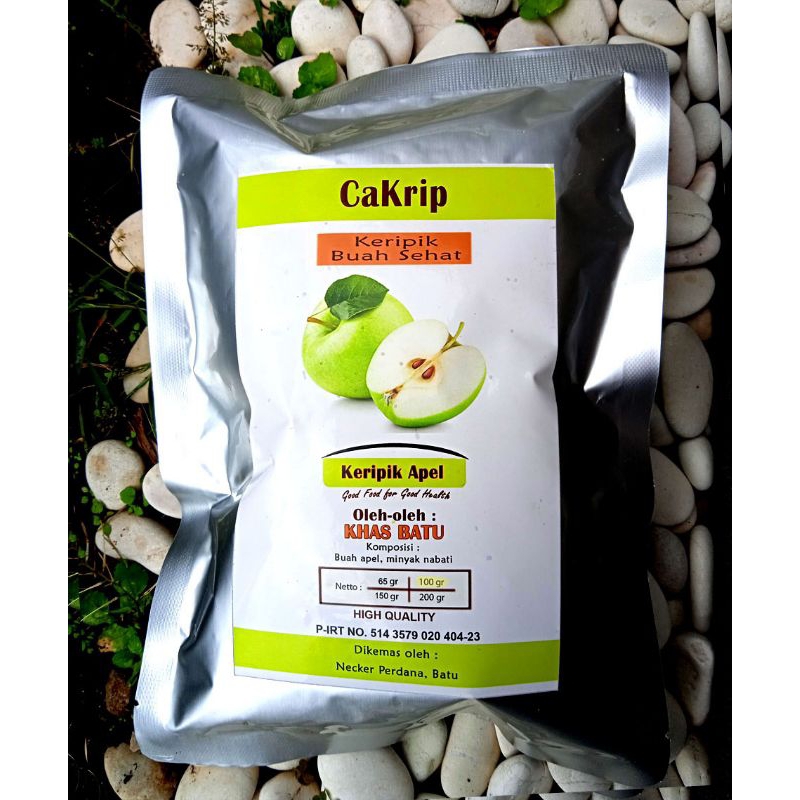 

Camilan Keripik Apel Premium 100 gram Khas Batu Malang