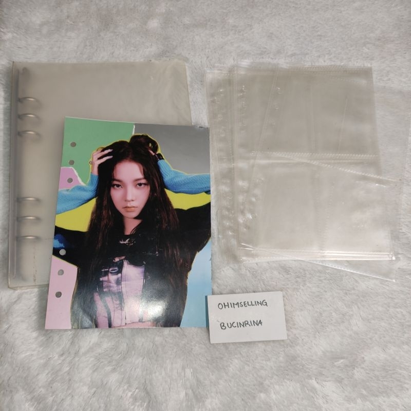 preloved binder A5 cover karina aespa sleeve 4p