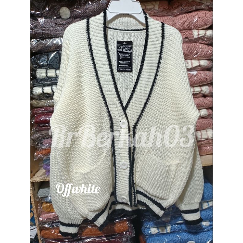 Cardigan Anak Kancing Saku Premium Tebal (5-12 Tahun)