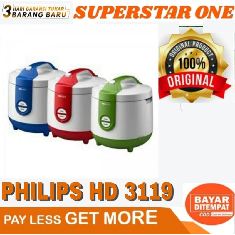 Philips magic com Rice Cooker 2 Liter HD 3119 Philips