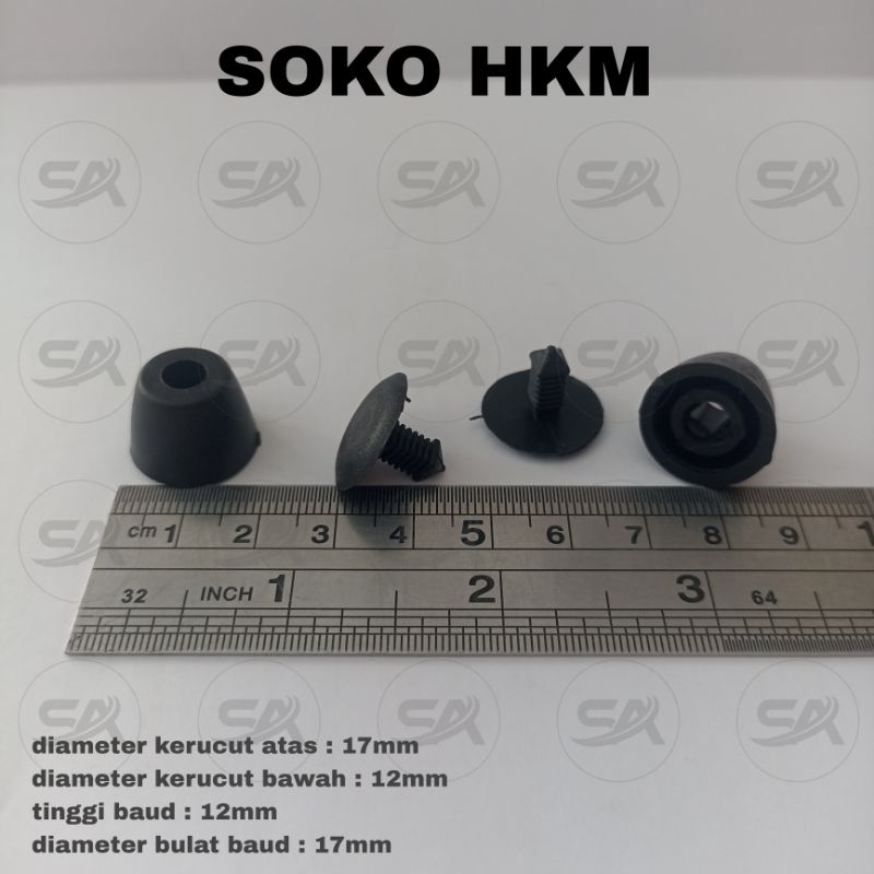 [PAK] SOKO HKM / AKSESORIS KAKI KAKI TAS KOPER PLASTIK PP FOOTSTAND
