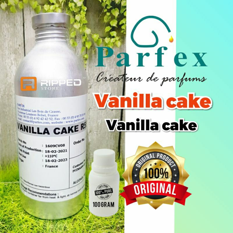 (100 ML) BIBIT PARFUM MURNI VANILLA CAKE BY PARFEX ORIGINAL