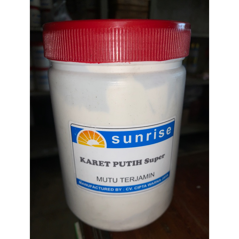

SUNRISE PASTA KARET PUTIH SUPER 1 kg RUBBER SABLON KAIN/KAOS