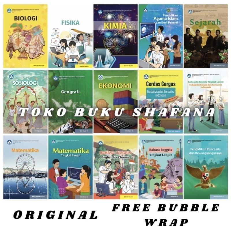 Buku Paket SMA Kelas 11 / 2 Kurikulum Merdeka / Penggerak Kemendikbud ( DIKNAS ) Original