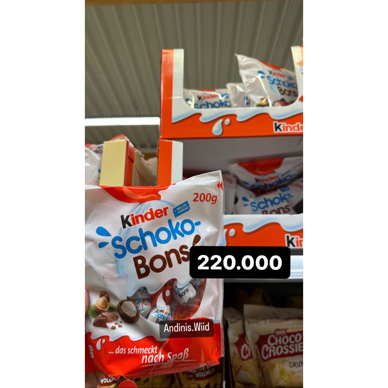 

kinder schoko bons
