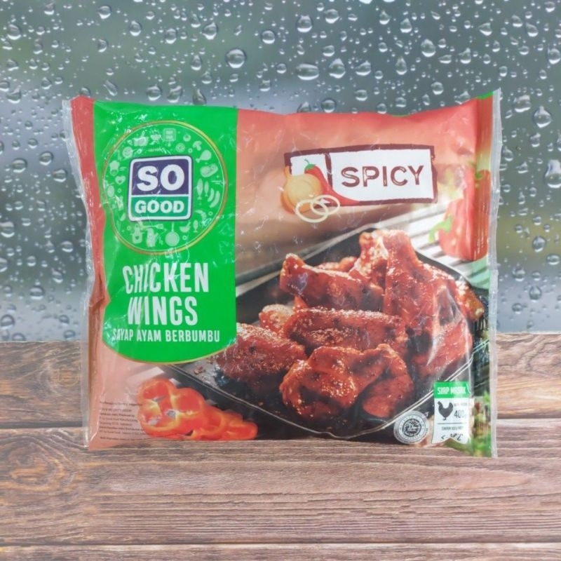 

SO GOOD SPICY CHICKEN WINGS 400GRAM