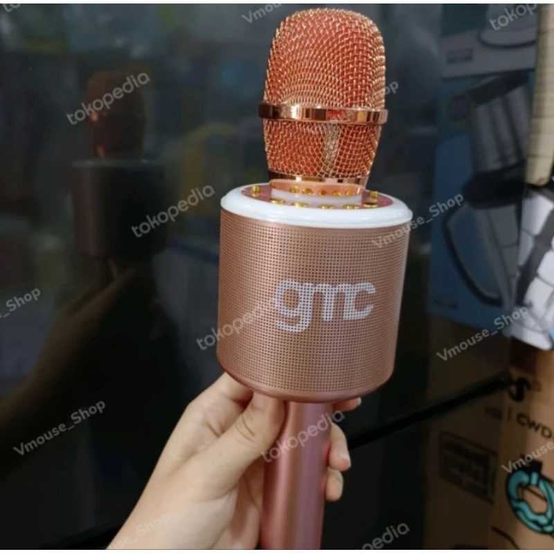 MIC BLUETOOTH GMC - MIC KARAOKE GMC BLUETOOTH - MIKROFON BLUETOOTH GMC - MIK BLUTUT - MICROPHONE BLU
