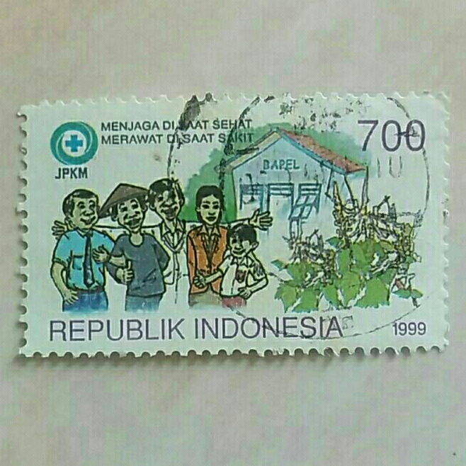 

(AD) Perangko Indonesia 1999 Jaminan Pemeliharaan Kesehatan Masyarakat (JPKM) Single Set Used