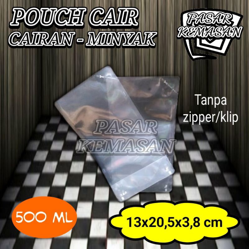 STANDING POUCH PLASTIK KEMASAN POUCH CAIR 500 ML CAIRAN-MINYAK KPACK