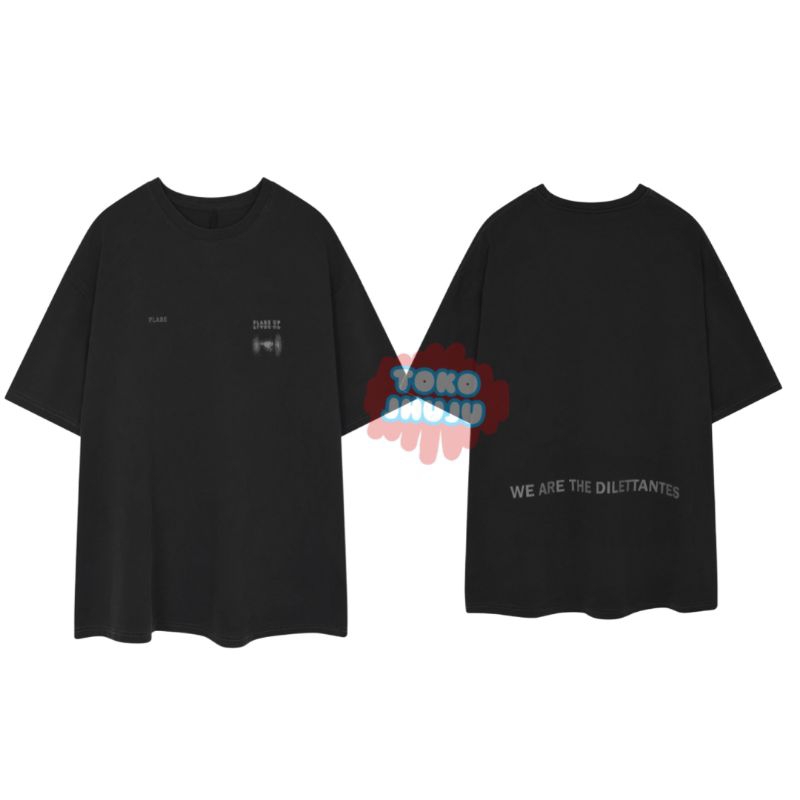 Kaos Jungkook Bts Flare Logo Kiri Kanan + sablon belakang