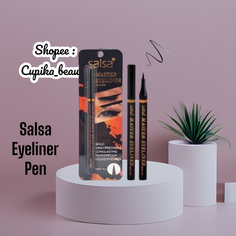 [cb] Salsa master eyeliner -- eyeliner pen salsa // salsa bold eyeliner terbaru