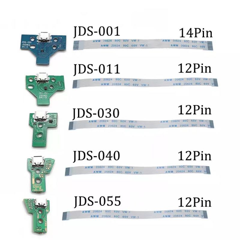 BOARD PORT USB CHARGER STIK PS4 JDS 01/JDS 011/JDS 030/JDS 040/JDS 055