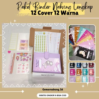 Paket Binder keuangan Lengkap A6, Paket Binder keuangan menabung lengkap, Binder sinking fund, Binder A6