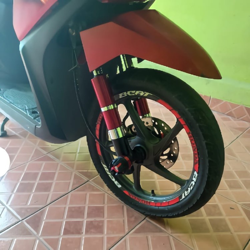 COVER TABUNG SHOCK DEPAN VARIASI HONDA BEAT SCOOPY VARIO DLL