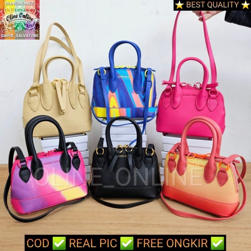 ( WODB )tas harmonee mini dome wanita shell bag gradasi aurora ombre harmoni shoulder jinjing top handle kekinian ck ciayumajakuningan cirebon indrmayu majalengka tegal brebes sindang laut losari ciledug instan Readystock