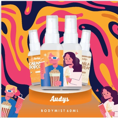 Parfum Wanita Parfum Popcorn Caramel Body mist Popcorn Caramel 60ml