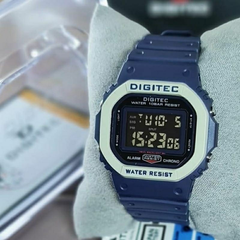 DG 6024 JAM TANGAN PRIA RUBBER TAHAN AIR ORIGINAL DIGITEC TERLARIS BISA COD