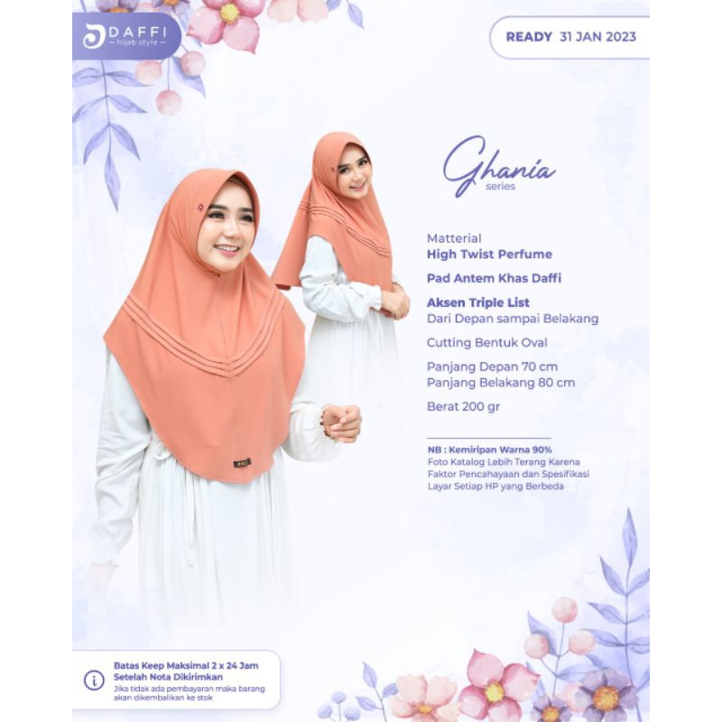 (s) DAFI GANIA  Hijab Instan Trendi Ghania Series by Daffi Hijab. Twear