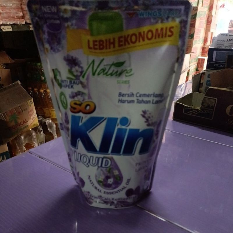 SOKLIN LIQUID REFILL ±565 ML. SATU BKS