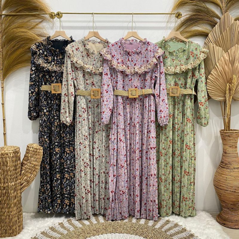 Gamis Ceruti mix brokat by pisces