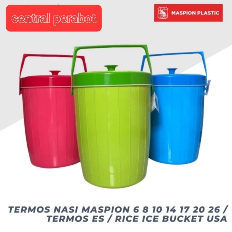 termos nasi maspion 20 liter/termos es maspion 20 liter/rice ice bucket maspion