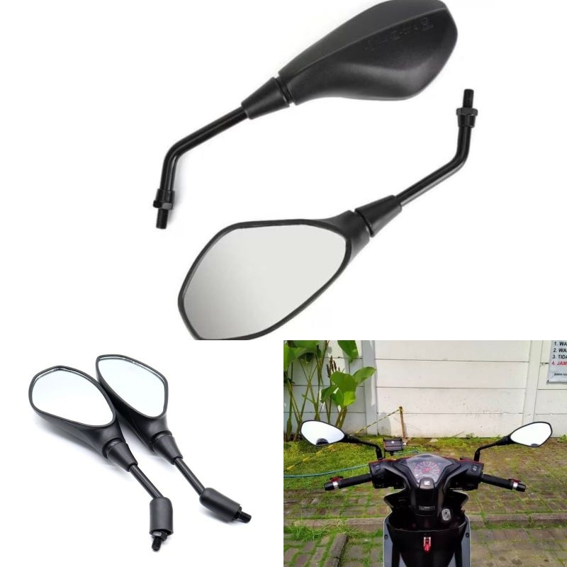 BARU!!! SPION THAILAND SPION BMW/SPION MOTOR MODEL BMW SET KIRI KANAN UNIVERSAL VARIO NMAX AEROX MIO BEAT DLL