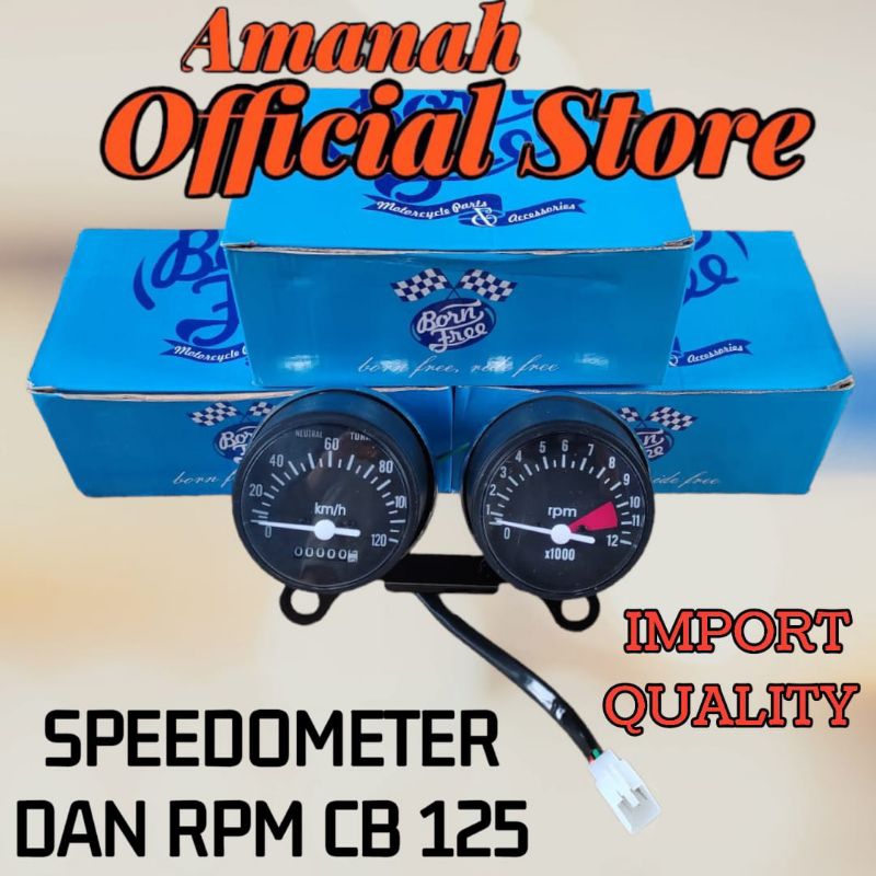 speedometer spido spedo CB 125 CB 100 custom japstyle cafe racer dll