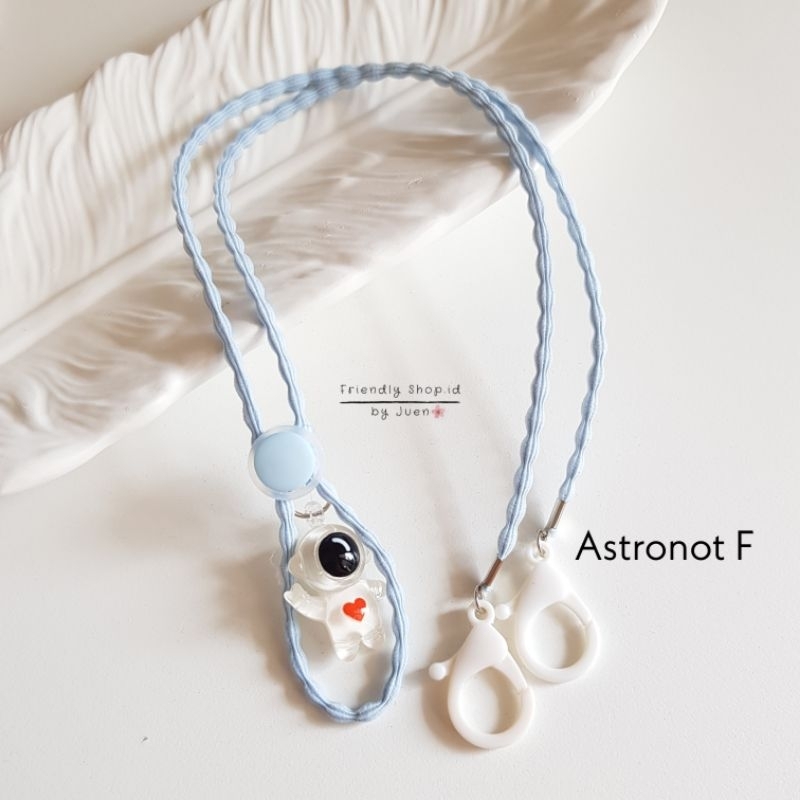 STRAP MASKER ANAK LAKI - LAKI ASTRONOT /  PEREMPUAN - DEWASA 2 IN 1