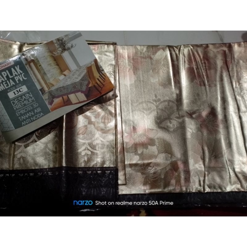 Monary Taplak Meja PVC / Taplak Meja Makan Persegi