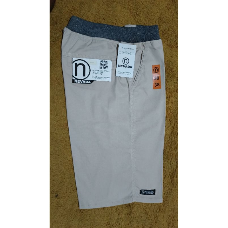 Celana Pendek Pria Chino Kolor Pendek Pinggang Karet Cotton Premium  Celana Big Size 28 Sampai 45