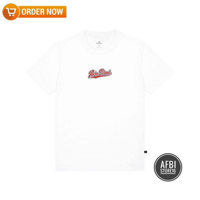 [ COD ] Tshirt Baju Kaos Distro AEROSTREET NINETIES CLUB PUTIH / Kaos Distro Pria Wanita
