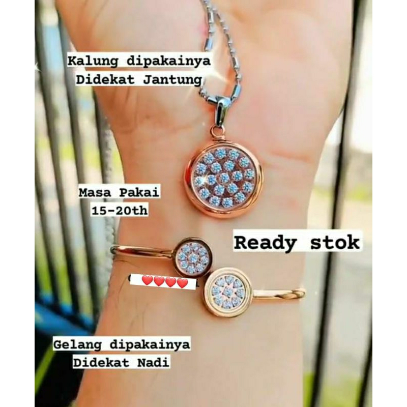 SET PENDANT GELANG & KALUNG MCI ORIGINAL 100% ( TERMURAH )