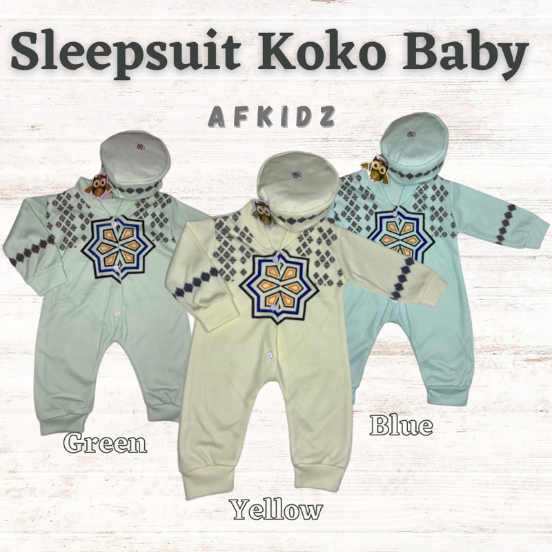 KOKO BAYI SLEEPSUIT KOKO BAYI JUMPER BAYI