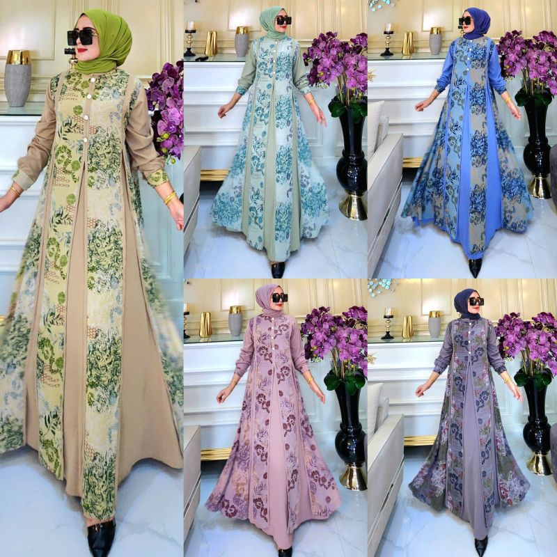 COD || SAYLLA DRESS || BY AQILA FASHION || GAMIS LEBARAN 2023|| GAMIS TERBARU