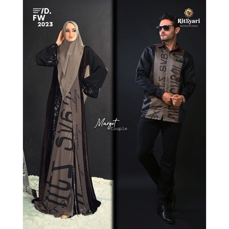 [RITZ SYARI] GAMIS SYARI TERBARU / DRESS SET COUPLE SERIES " MARGOT SERIES " By Ritz Syar'i