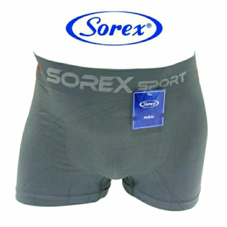 Celana Dalam PRIA Segiempat SOREX Jumbo (XL-XXL) - (M- L) RAJUT Karet BOXER Jumbo CD Seamles PRIA Per 1 Pc